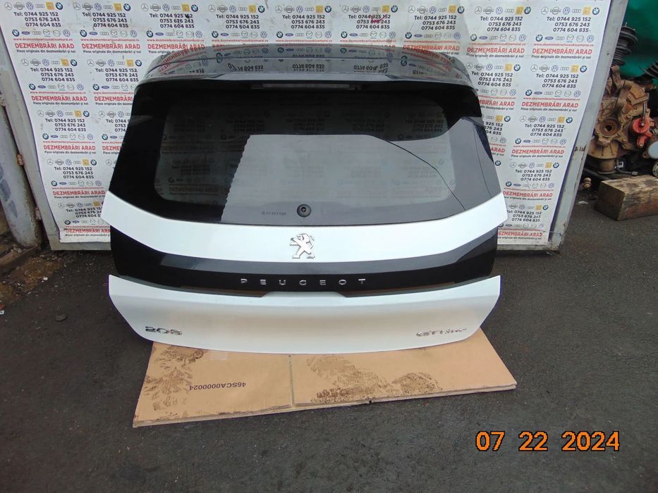 Haion Peugeot 208 dupa 2019 haion cu luneta peugeot 208 eleron haion