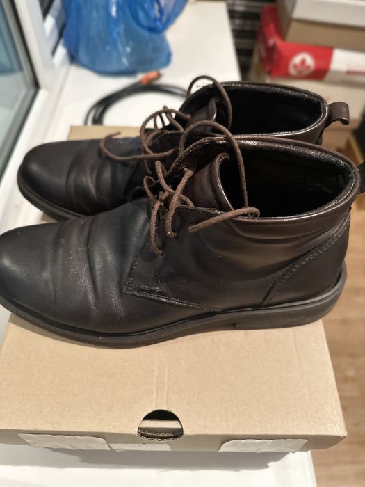 Кожаные демисезонные ботинки бесплатно