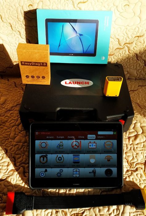 Kit Launch Easydiag3.0 + Huawei 10' Noua, Full Soft Service Auto