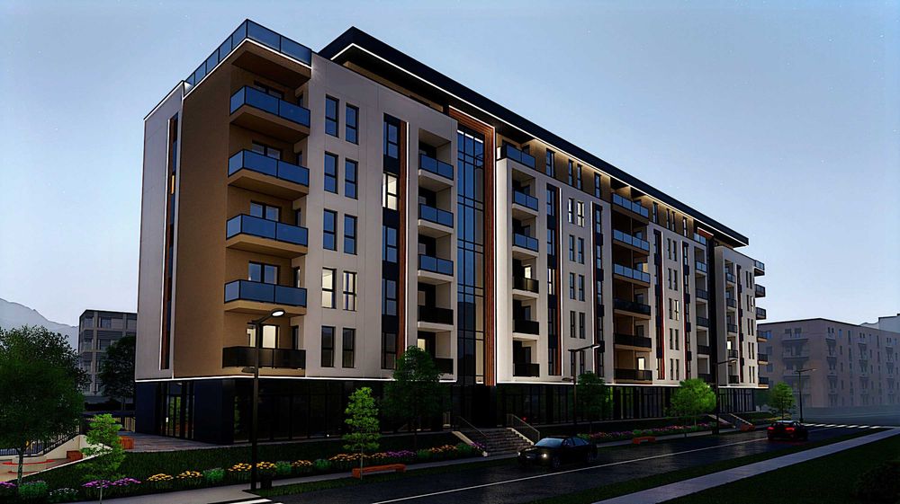 Apartament  1 camera str. BRINCOVEANU 1B, 1149€+TVA/MP