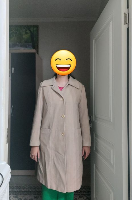 Пальто осень весна  размер 46