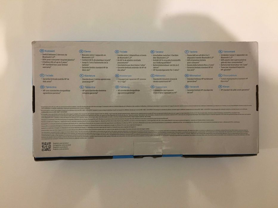 Безжична Bluetooth клавиатура HP 350