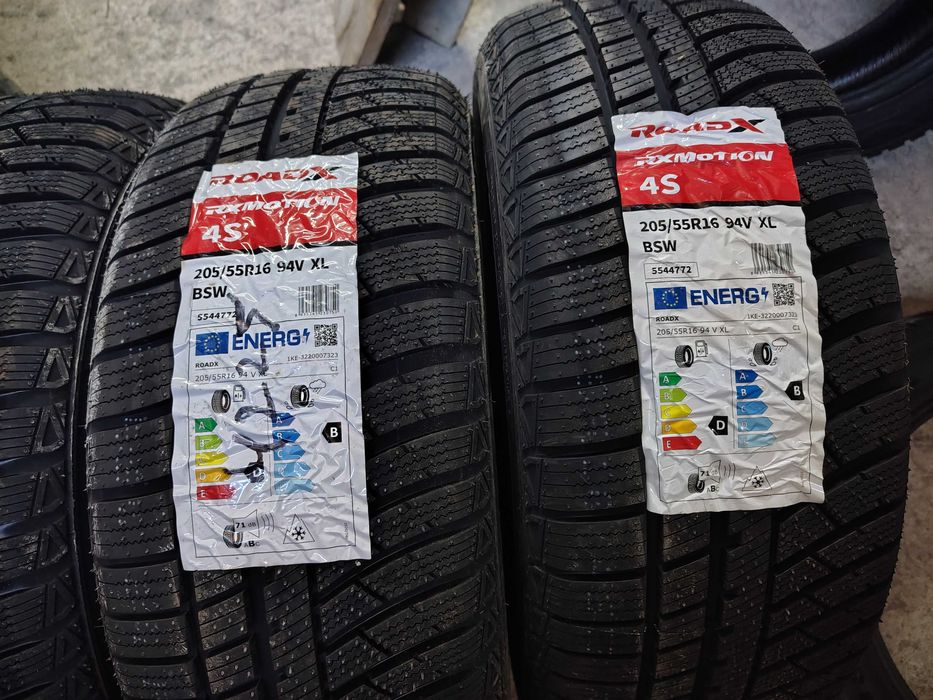 4бр.НОВИ всесезонни гуми ROADX 205 55 16 DOT25 цена за брой