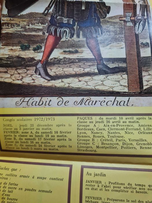 revista „Almanach de L'Humanité” - 1973 (+ calendar) + Bonus