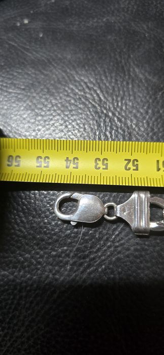 Lant argint masiv 2 fețe 80 gr