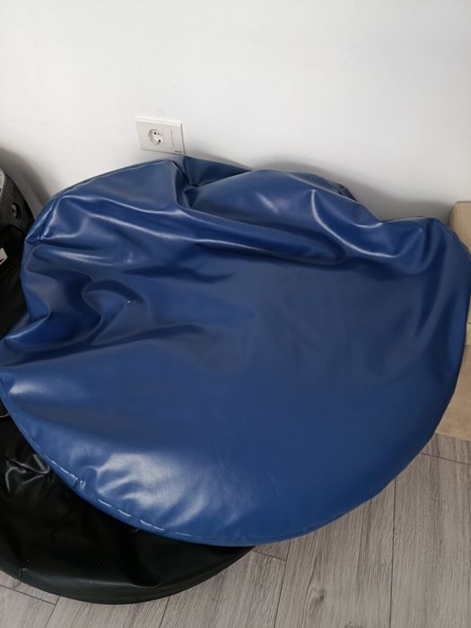 Fotoliu puf albastru