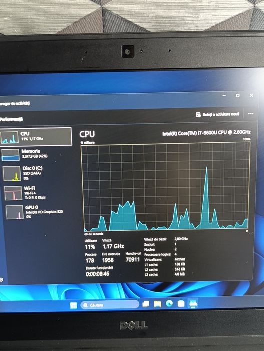 Dell 7270 impecabil cu procesor i7 6600