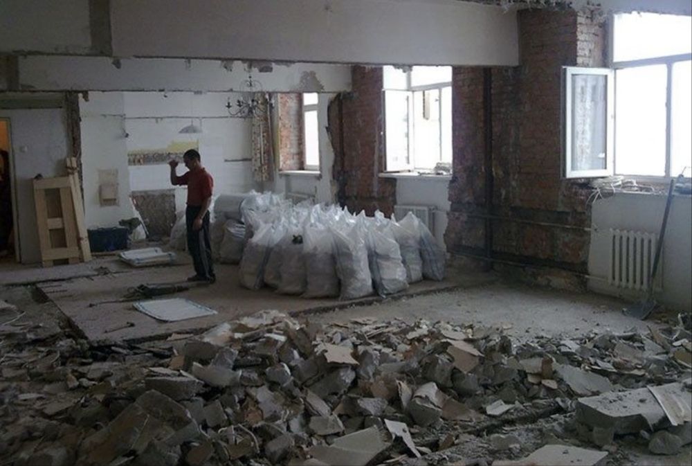 Демонтаж квартир Uy buzib tozalab musorlarini olib chiqib ketamiz