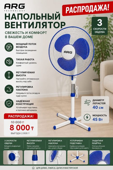 Вентиляторы. Расспродажа нового товара