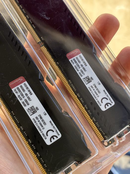 Kit Memorie RAM 16GB Kingston HyperX Fury Black 8GB (2x8GB)