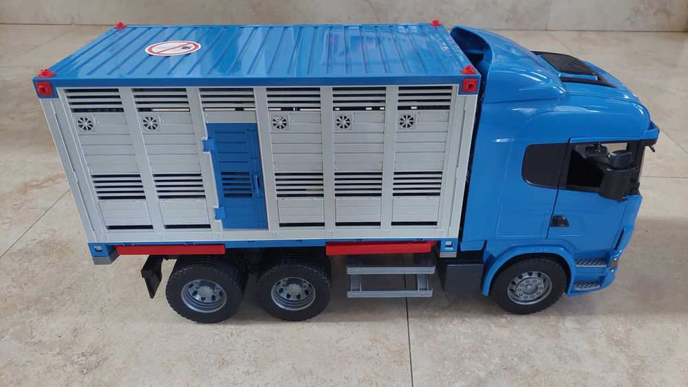 Camion mare Scania, Bruder 52cm, superb