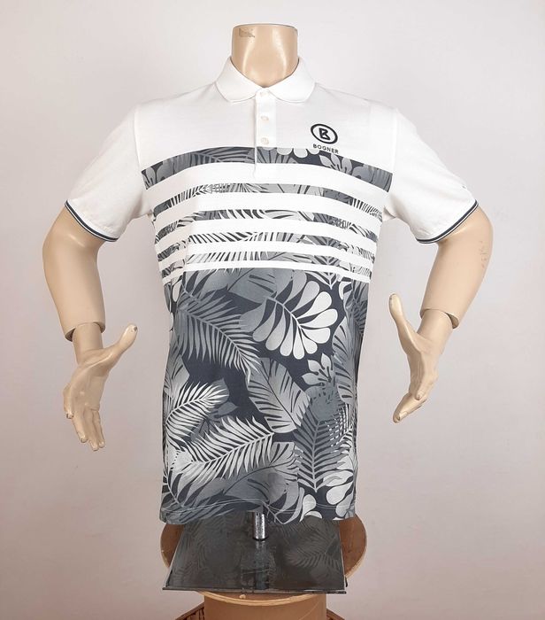 Bogner Floral Polo - Oригинална мъжка тениска с яка р-р 52 / L