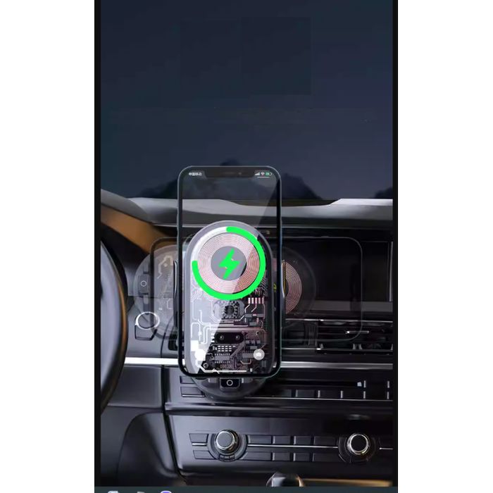 Поставка стойка за телефон с безжично зарядно Wireless Charger, държач за телефон със зареждане