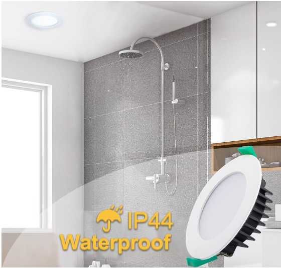 Bec Incastrat Spot LED ALUSSO,10W reglaj,100mm,pach 6 buc,clasaE,IP44