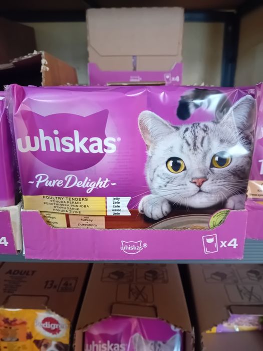 Мокра храна за котки Уискас 4бр