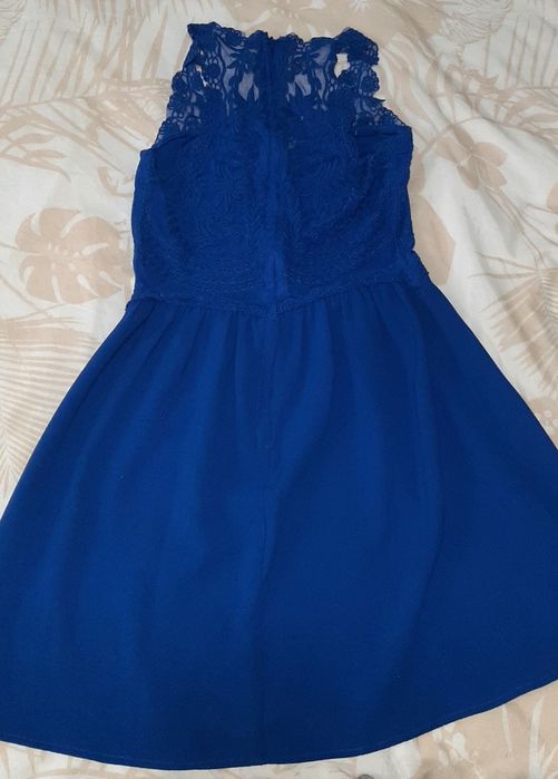Rochie scurta albastra marimea S pret: 30 lei