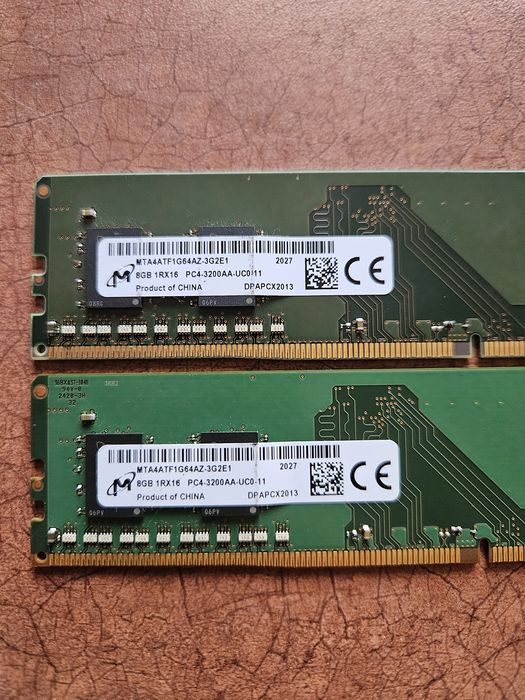 Kit RAM 2x 8GB DDR4 3200Mhz Micron