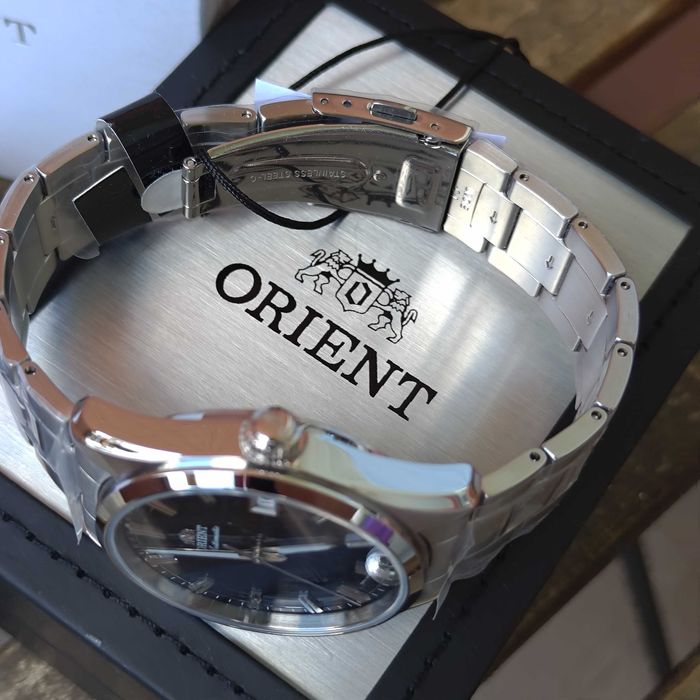 Orient Stretto Date Automatic Sunburst Blue 38.5mm