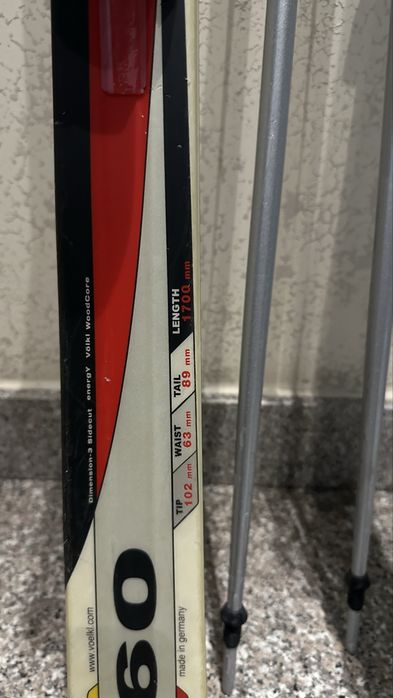 Горные лыжи с ботинками