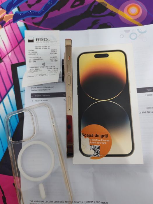 Vând s-au schimb iPhone 14 Pro 5G Golf 128GB
