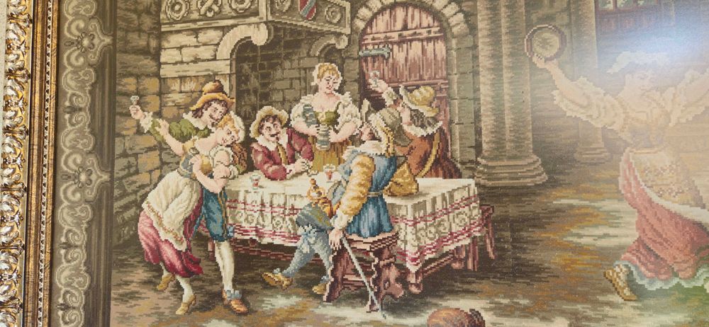 Ръчно шит Гоблен - Веселите Музиканти