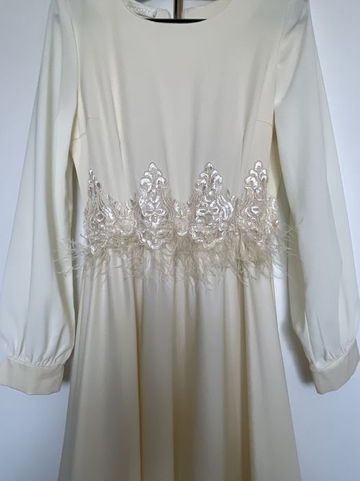 Платье белое размер 44