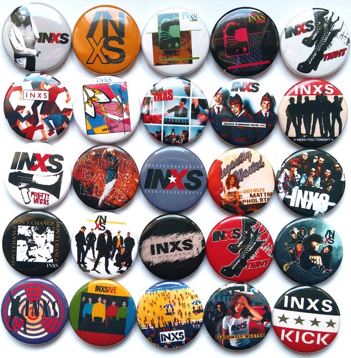 Значки на Sodom, Sepultura, U2, INXS, Madonna, други, 25бр за 25лв