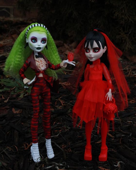 Битлджус и Лидия monster high