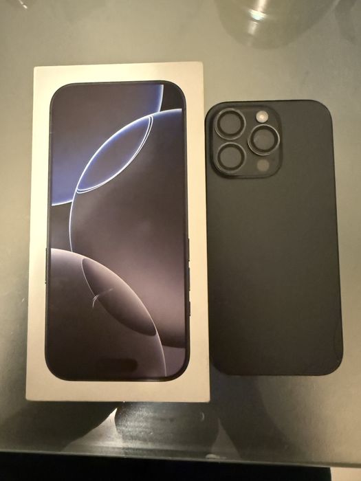 Iphone 16 Pro baterie 91% cutie perfecfunctio al face id fisura spate