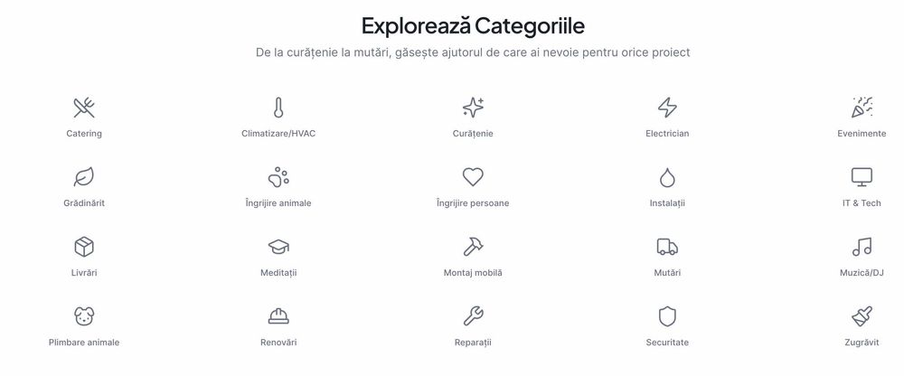 Vând afacere platformă web marketplace servicii locale + domeniu .ro