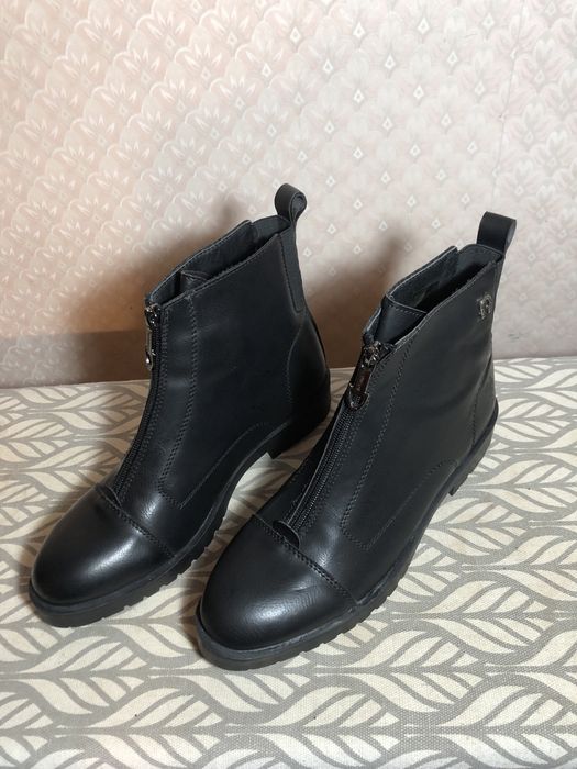 Ботинки кожанные женские