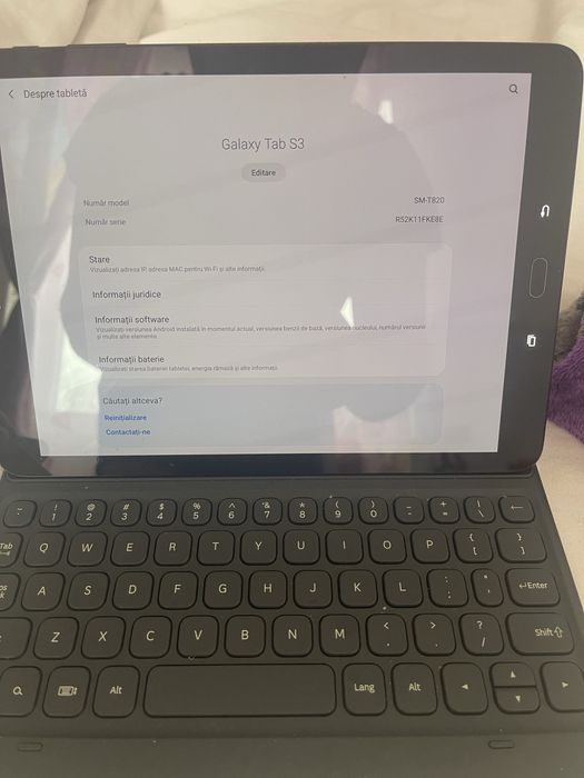 Samsung tab s3 t820