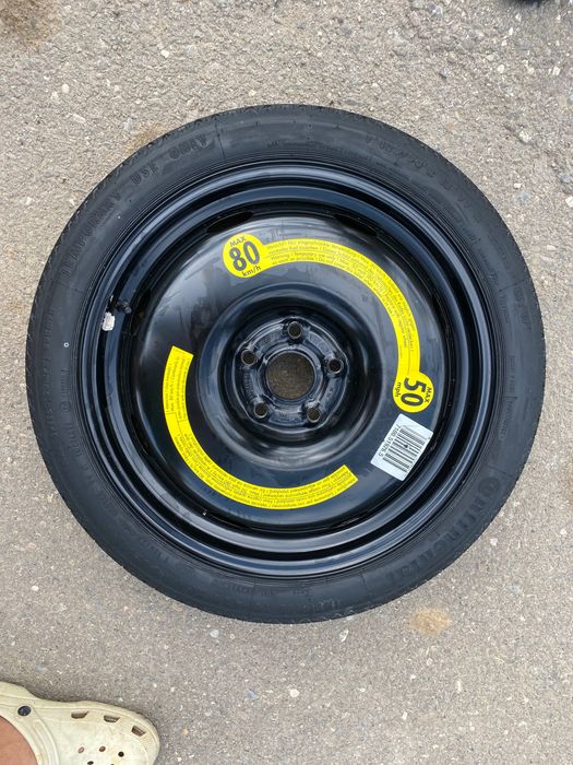 ROATA REZERVA SLIM 5x112 R18 T125 70 R18 Volkswagen Grupul VAG Skoda/ Volkswagen / Seat/Audi an 2004-2013 cod piesa 1K0601027B