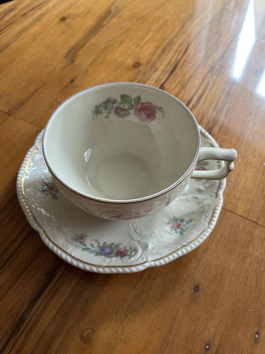 Set ceasca + farfurie portelan Sanssouci