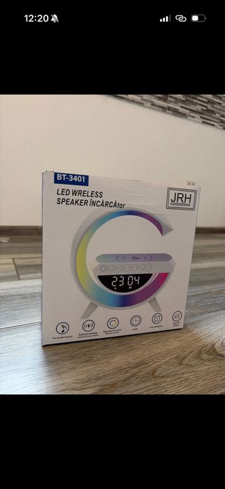 Ceas led wireless cu incarcare
