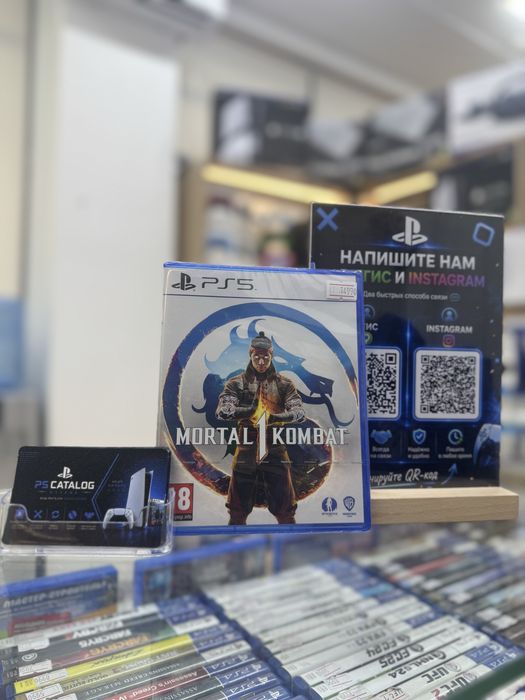 Новый диск mortal kombat 1 ps5