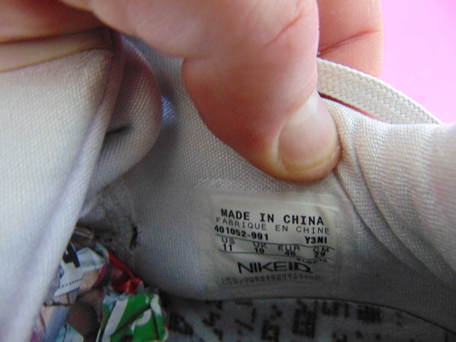 Nike Kobe V 5 ID White Blue номер 45 Оригинални кецове