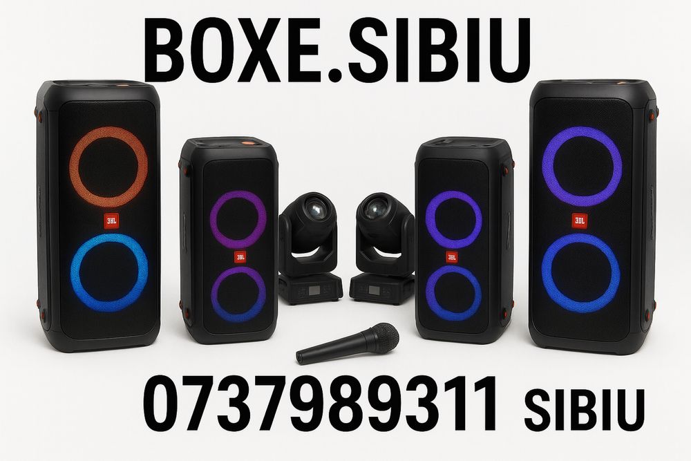 Inchiriez boxe JBL PARTYBOX 310 pentru cabana, petreceri si revelion