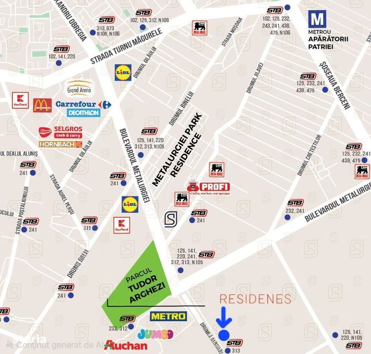 Apartament 2 camere de închiriat sector 4.