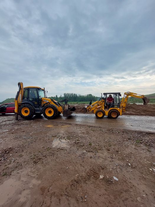 Услуги экскаватора погрузчика 4 в одном ленгер