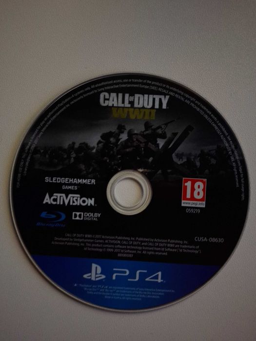 Продавам Call of Duty WWII за ps4