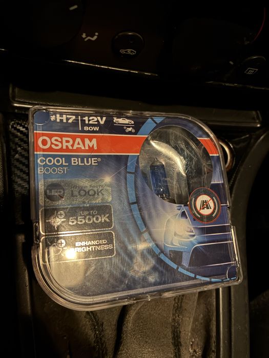 Лампы осрам Н7 cool blue и led H7