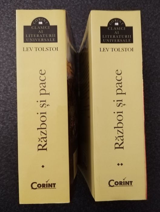Război și pace, Lev Tolstoi,  2 volume, Editura Corint,