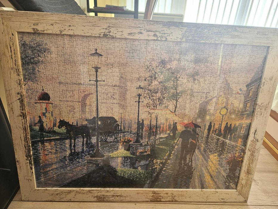 Пъзели, които са поставени в рамка