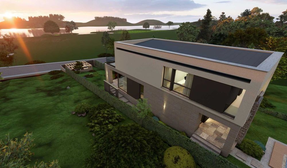 Vand Casa - Vila in Campenesti peste drum de Lac