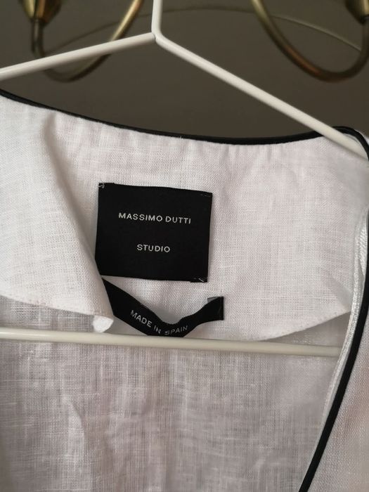 Ленен топ Massimo Dutti