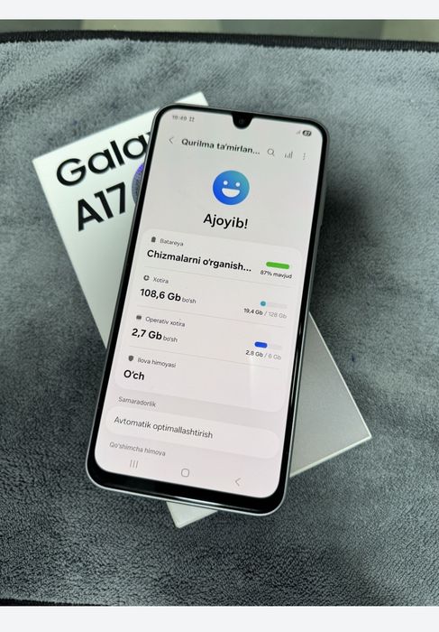 Galaxy A17, memory 6/128 gb