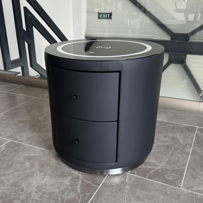 Noptiera Smart Incarcare 15 W / amprenta / led 3 culori