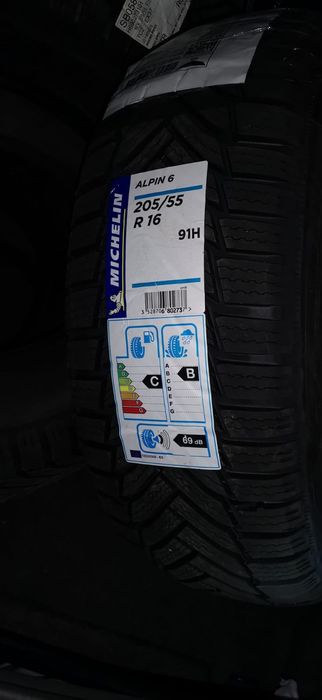 Cauciucuri iarna Michelin Alpin 6 205/55/16 + jante Skoda,VW,Audi,Seat