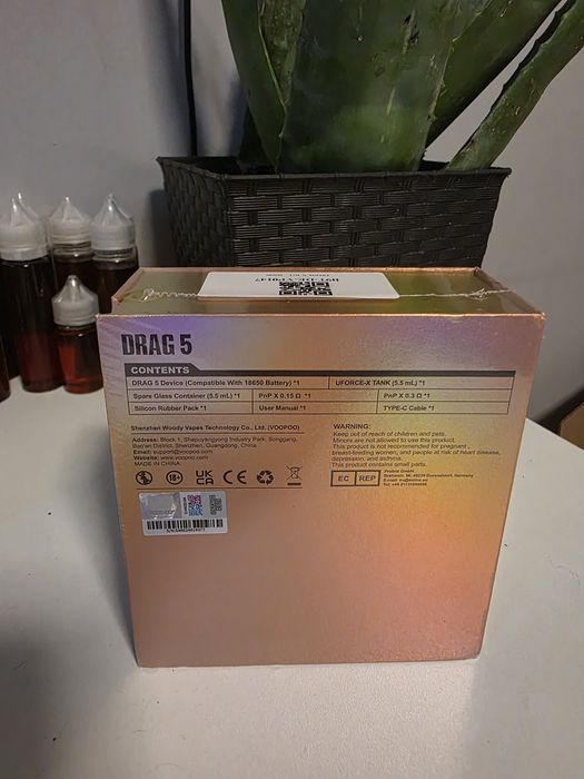 Kit VooPoo Drag 5 SILVER sigilat